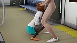 wanna see ochako fucked hard in metro full clip?