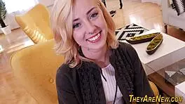 Pov Banged Teen 18+ Newbie In First Porno Cum In Mouth