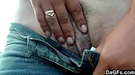 Saucy Teen Loves Outdoor Blowjob