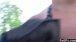 Carefully look at engaging and frank picture of young amateur teen girl, who loves stunning and killer hardcore outdoor sex play