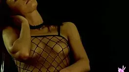 Genesis, show me how you pleasure your slit in those fishnets