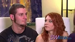 all swinger hands on a petite 18+ ginger babe to make her cum and moan