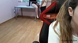 My Step Sister Comes Home to Fuck with a Stranger While I'm Studying