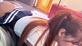 Watch The Shy Stepsister Get Spanked Hard In Anal Riding!