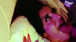 Spanish teen gets a fat cock deep in her pussy during rough doggystyle session.