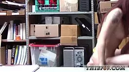 I dominate as a brunette cop in a threesome blowjob