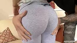 Wow, Small Teen 18+ Takes Huge 9-Inch Cock Hard!