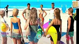 Hey, a wife and her stepmother get into some blonde cartoon fun.