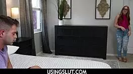 stepdad freeuses teen tutor