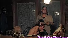 Petite Girl Receives Facial After Intense Scene