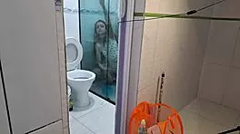 risky solo play watching my niece during house cleaning