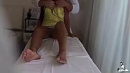 latina teen sneaks for tantric massage fuck