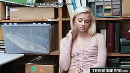 Riley Star's Hard Office Fuck with Shoplifter