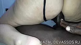 Teenage wife having her ass violated by a big black penis