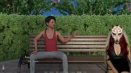 oh wow, mommy takes big cock in public outdoor game!