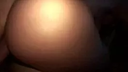 Allexis gets a candy cane inserted into her asshole outdoors