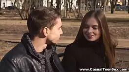 Love with the beauty and passion holder make a dinner and has rough anal sex with young European teen