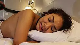 sarah lace as french maid in wild threesome anal spit roast.