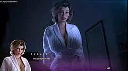 3D game where tenant has sex with his step mom
