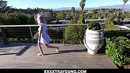 Tiny Babe Coco Lovecock Folded Into A Little Bundle By Michael Swayze