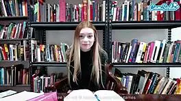 College Teen Rubs Wet Pussy