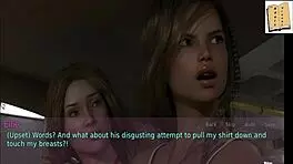 Oh wow, the wife and stepmother are playing naughty games!