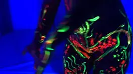 Erotica: Amelia, the red-haired slut eager to uncover the body art on her curvaceous figure; she touches herself while fond of the music