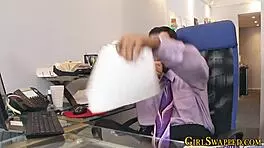 Office Teen Stepdaughters