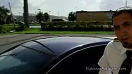 uhh, petite teen 18+ totally blows this guard in a sneaky quick scene.