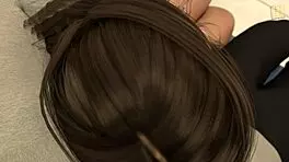 Jamie and Shauna share passionate kiss in animated scene