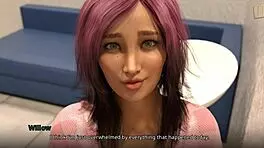Jamie and Shauna’s playful 3D kiss in Wvm 122
