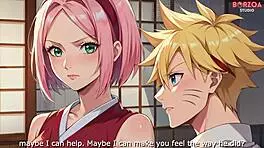 sakura haruno and boruto in this 3d hentai movie with big cocks and tits 😏