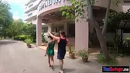 Petite Asian Teen Gives Blowjob During Thailand Motorbike Tour Before Bareback Fuck