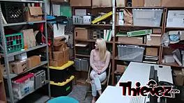 Hot Blonde Teen 18+ Banging Hard For Freedom - Shoplyfter