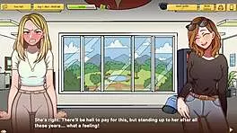 milf teacher shows panties in upskirt scene!