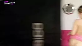 Backstage stud nails psychologist Lana Coxxx hard. Burning Blue joins DivinaMaruuu!