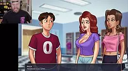 I think the dumbest reason I can't shower is in summertime saga