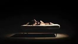 obsessive spanking and bondage for big tits slave with cum in mouth