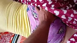 Oh, I finger and fuck my resting stepdaughter's virgin pussy, almost caught!