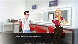 i got a pornstar to suck me off in lust legacy hentai game ep 4 to compare sizes
