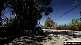 Young babe cockriding horny teacher in fantasy storyline 😈