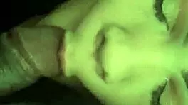 Teen swallows bbc cumshot on big latina ass in interracial facial