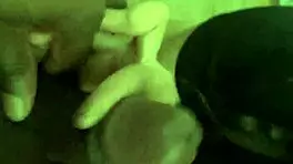 Teen swallows bbc cumshot on big latina ass in interracial facial