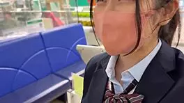 Young asian woman performs sex dance on the bed with bedroom equipment