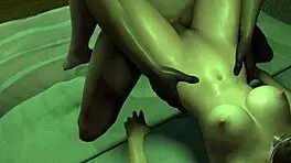A seductive demon caught me off guard at midnight: Uncensored 3D anime