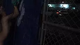 webcam teen 18+ anya olsen in rough outdoor public bondage 😈