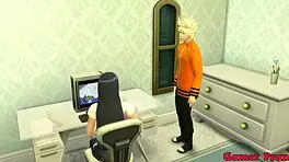 Familia pervertida cap 1 naruto encuentra a su esposa hinata viendo videos porno y masturbandose le ayuda teniendo mucho sexo
