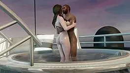 Cute Teen 18+ Gives Thigh-Fuck 3D Porn Skyrim At Pool