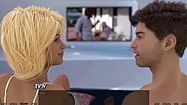 Finally, astronaut has sex with big-boobed blonde when alone on a space station