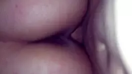 Girlfriend rides cock until she cums.